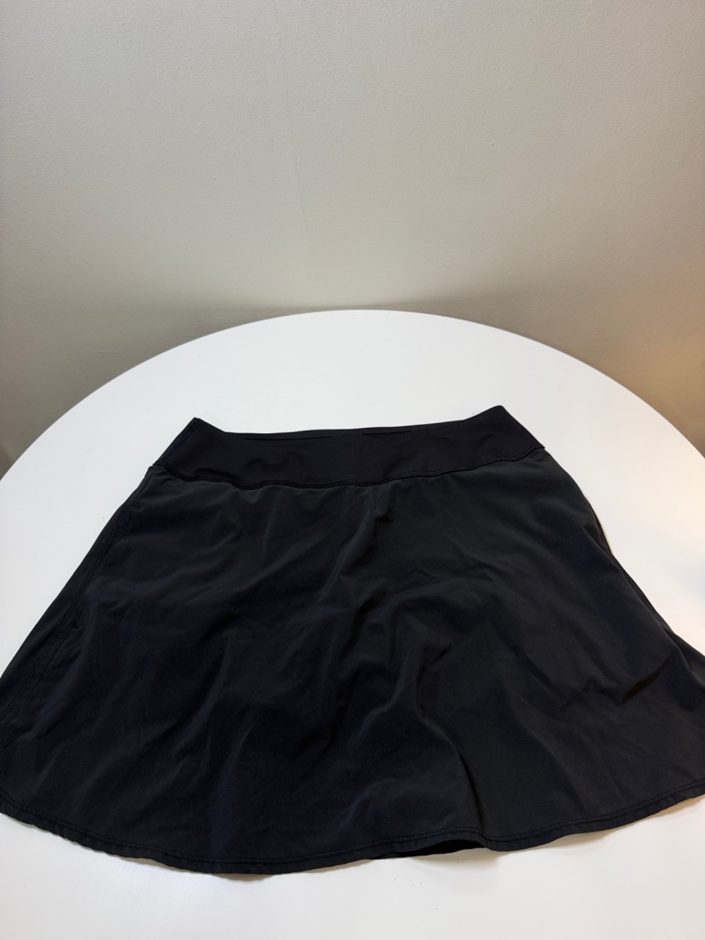 Puma Black Circle Skater Skirt with Wide Waistband